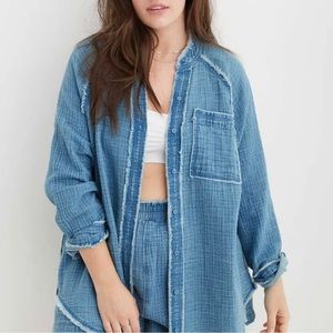 Ike new aerie Pool-to-Party cover up size xxs